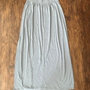 LOFT Maxi skirt in gray color, size XS